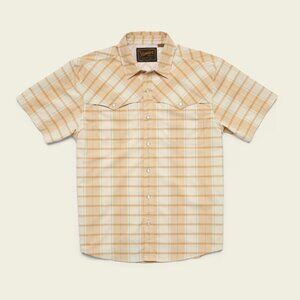 NWT Howler Brothers Open Country Tech Shirt - Braden Plaid : Brown (XXL)